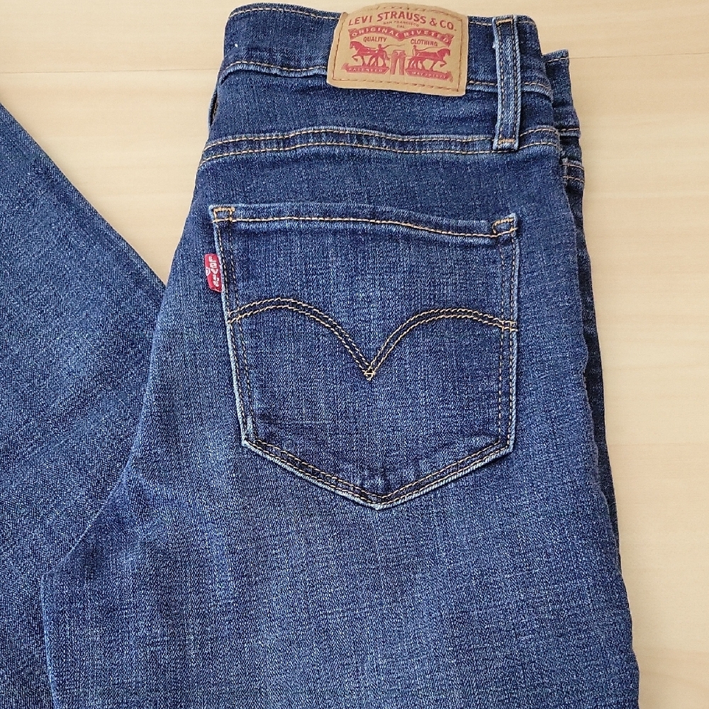 Levi's High Rise Straight Jeans
